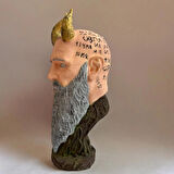 Mimir Figürü 20 cm - God Of War Mimir Büstü