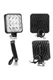 16 LED 12-24 Volt Beyaz Spot Far Oto Çalışma Lambası ATV Kamyon Tır Traktör Offroad