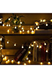 Minik Top Led Işık, 3 Metre, Yılbaşı Ağaç Işığı, Noel Işıklandırması, Ev Süsleme, Kamp Işığı