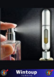 Özel Üretim Gündelik&Seyahat Tipi Taşınabilir Mini Cep Parfüm Şişesi Çanta İçi Tasarım 5 Adet 5 Ml