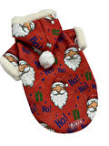 Miniş Hohoho Santa Küçük-Orta Irk Köpek Yılbaşı Sweatshirtü