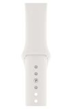 Watch 2 3 4 5 6 7 8 9 Se 38 40 41mm Uyumlu Spor Silikon Kordon Beyaz Kayış 