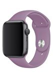 Watch 2 3 4 5 6 7 8 9 Se 38 40 41mm Uyumlu Spor Silikon Kordon Lavanta 