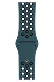 Watch 2 3 4 5 6 7 8 9 Se 38 40 41mm Uyumlu Delikli Spor Silikon Kordon Beris 