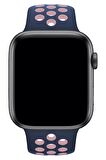 Watch 2 3 4 5 6 7 8 9 Se 38 40 41mm Uyumlu Delikli Spor Silikon Kordon Dios 
