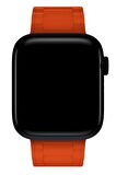 Watch 2 3 4 5 6 7 8 9 Se 38 40 41mm Uyumlu Compatible Silikon Kordon Ruby 
