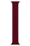 Watch 2 3 4 5 6 7 8 9 Se 38 40 41mm Uyumlu Solo Loop Silikon Kordon Bordo Small Beden
