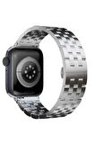 Watch 2 3 4 5 6 7 8 9 Se 38 40 41mm Uyumlu Brave Çelik Kordon Gri 
