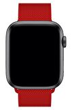Watch 2 3 4 5 6 7 8 9 Se 38 40 41mm Uyumlu Milano Çelik Kordon Red