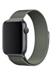 Watch 2 3 4 5 6 7 8 9 Se 38 40 41mm Uyumlu Milano Çelik Kordon Soft Green