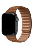 Watch 2 3 4 5 6 7 8 9 Se 38 40 41mm Uyumlu Broad Deri Kordon Minna
