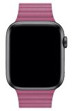 Watch 2 3 4 5 6 7 8 9 Se 38 40 41mm Uyumlu Klasik Deri Kordon Pink