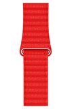 Watch 2 3 4 5 6 7 8 9 Se 38 40 41mm Uyumlu Klasik Deri Kordon Red