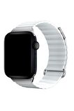 Watch 2 3 4 5 6 7 8 9 Se 38 40 41mm Uyumlu Mıknatıslı Deri Kordon Keith