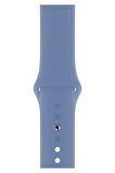 Watch 2 3 4 5 6 7 8 9 Se 42 44 45 49mm Uyumlu Spor Silikon Kordon Kristal Mavi Kayış 
