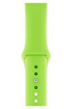 Watch 2 3 4 5 6 7 8 9 Se 42 44 45 49mm Uyumlu Spor Silikon Kordon Neon Yeşil Kayış 