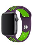 Watch 2 3 4 5 6 7 8 9 Se 42 44 45 49mm Uyumlu Delikli Spor Silikon Kordon Neoviole 