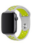 Watch 2 3 4 5 6 7 8 9 Se 42 44 45 49mm Uyumlu Delikli Spor Silikon Kordon Tilia 