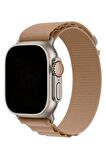 Watch 2 3 4 5 6 7 8 9 Se 42 44 45 49mm Uyumlu Alpine Loop Kordon Taupe 