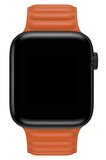 Watch 2 3 4 5 6 7 8 9 Se 42 44 45 49mm Uyumlu Broad Deri Kordon Orteg