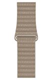 Watch 2 3 4 5 6 7 8 9 Se 42 44 45 49mm Uyumlu Klasik Deri Kordon Begie