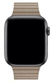 Watch 2 3 4 5 6 7 8 9 Se 42 44 45 49mm Uyumlu Klasik Deri Kordon Begie