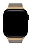 Watch 2 3 4 5 6 7 8 9 Se 42 44 45 49mm Uyumlu Mıknatıslı Deri Kordon Adrian
