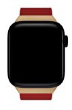 Watch 2 3 4 5 6 7 8 9 Se 42 44 45 49mm Uyumlu Mıknatıslı Deri Kordon Vernon