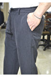 Manjogger Gofre Jogger Pantolon Siyah