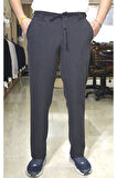 Manjogger Gofre Jogger Pantolon Siyah