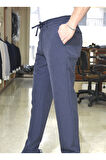 Manjogger Gofre Jogger Pantolon Lacivert