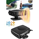 Mobgift Çakmaklık Girişli 12V Isıtıcı-Soğutucu Buğu Çözücü Araç Içi Pratik Fan