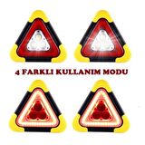 Mobgift Işıklı Üçgen Led Reflektör Acil Durum Feneri