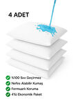 Yastik Alezi Su Geçirmez Ses Yapmaz Yastik Alez Kilifi 4 Adet