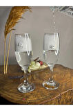 Şampanya Kadehi Zar Figürlü 2'Li