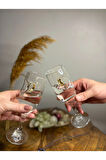 Şampanya Kadehi Yüzük Figürlü 2'Li