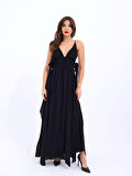 melfxxl 6886 ELBİSE-SİYAH