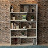 Office Dekoratif Kitaplık Beyaz
