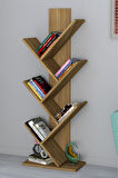 Tree Dekoratif Kitaplık Çam