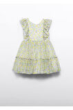 Mayoral Abel&Lula Çicekli Kız Çocuk Şifon Elbise_mnvs5046