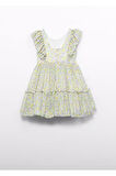 Mayoral Abel&Lula Çicekli Kız Çocuk Şifon Elbise_mnvs5046