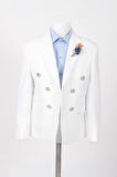 Doctor Junior Slim Fit Kruvaze Erkek Çocuk Ceket/Gömleksiz_mnvs01423