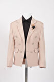 Doctor Junior Slim Fit Kruvaze Erkek Çocuk Ceket/Gömleksiz_mnvs01423