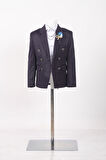 Doctor Junior Slim Fit Kruvaze Erkek Çocuk Ceket/Gömleksiz_mnvs01423