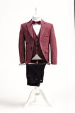 Doctor Junior Erkek Çocuk Takım Elbise Üç Parça Slim Fit