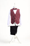 Doctor Junior Erkek Çocuk Takım Elbise Üç Parça Slim Fit