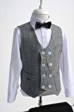 Doctor Junior Erkek Çocuk Slim Fit Takım Elbise Üç Parça