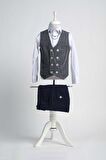 Doctor Junior Erkek Çocuk Slim Fit Takım Elbise Üç Parça
