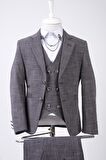 Doctor Junior Slim Fit Erkek Çocuk Takım Elbise Üç Parça