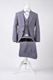 Doctor Junior Slim Fit Erkek Çocuk Takım Elbise Üç Parça